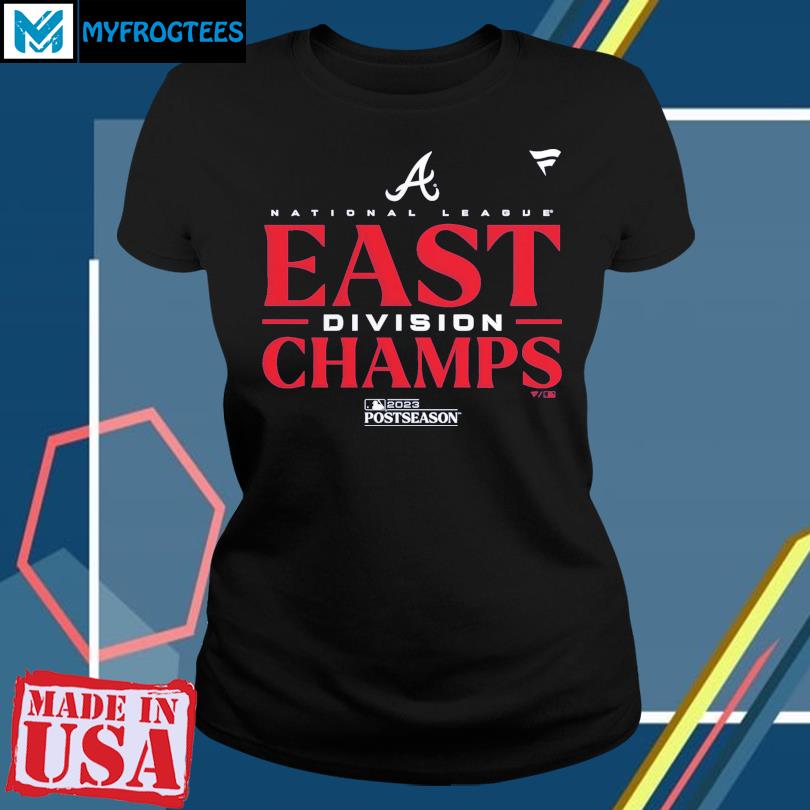 Atlanta Braves 2023 National League East Division Chamops 2023 Postseason locker  room shirt, hoodie, sweater, long sleeve and tank top