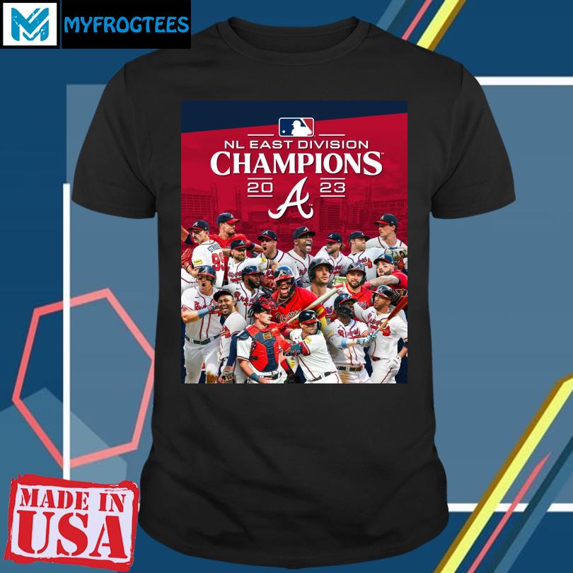 Atlanta Braves 2023 NL East Division Champions 2023 T Shirt -   Worldwide Shipping