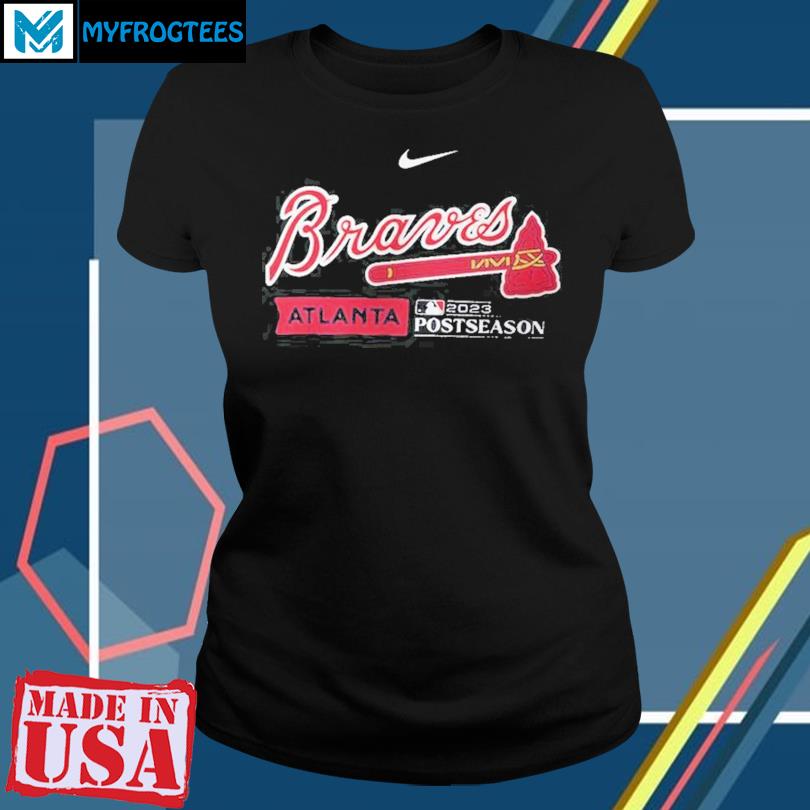 Nike Dri-fit Atlanta Braves Post Season t-shirt, Medium