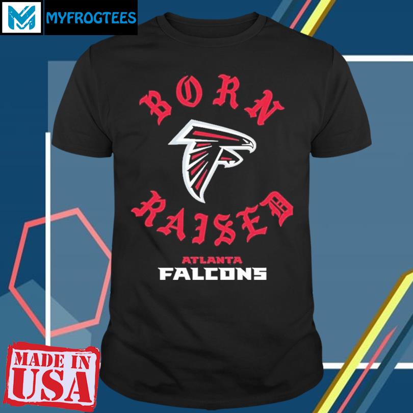 Atlanta Falcons Born X Raised Unisex T-shirt - Shibtee Clothing