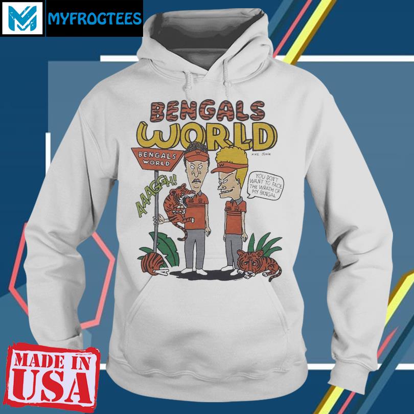 Beavis And Butthead X Cincinnati Bengals World Tee Shirt Hoodie