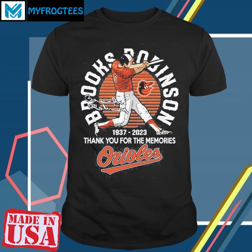 Brooks Robinson 1937 – 2023 Mvp Signature Orioles T-shirt