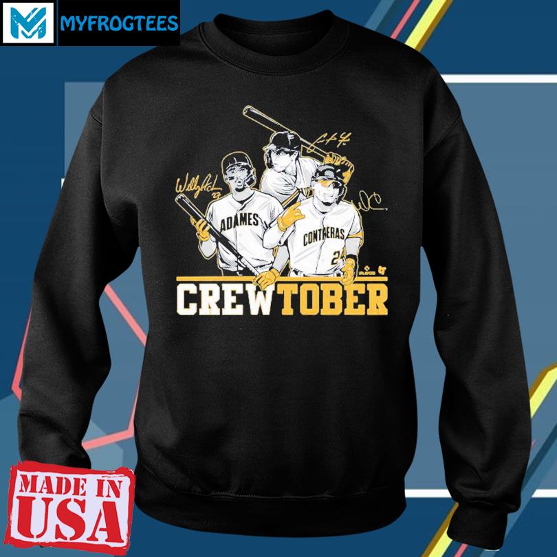 Christian Yelich, Willy Adames, & William Contreras Crewtober Shirt,  hoodie, sweater, long sleeve and tank top
