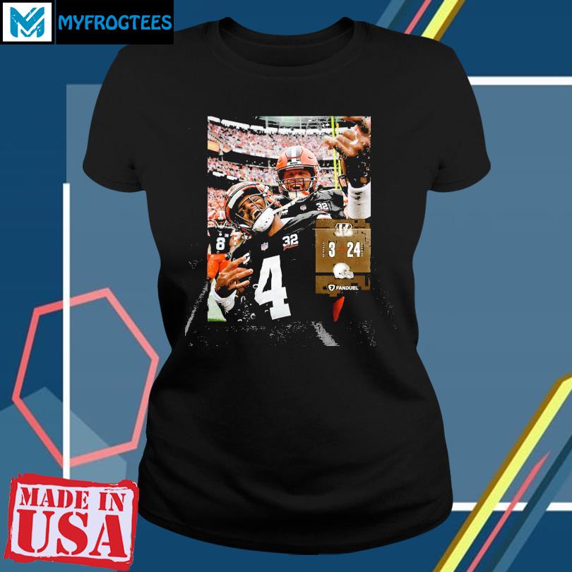 Cleveland Browns Final Score 24 3 Bengals T-shirt - Shibtee Clothing