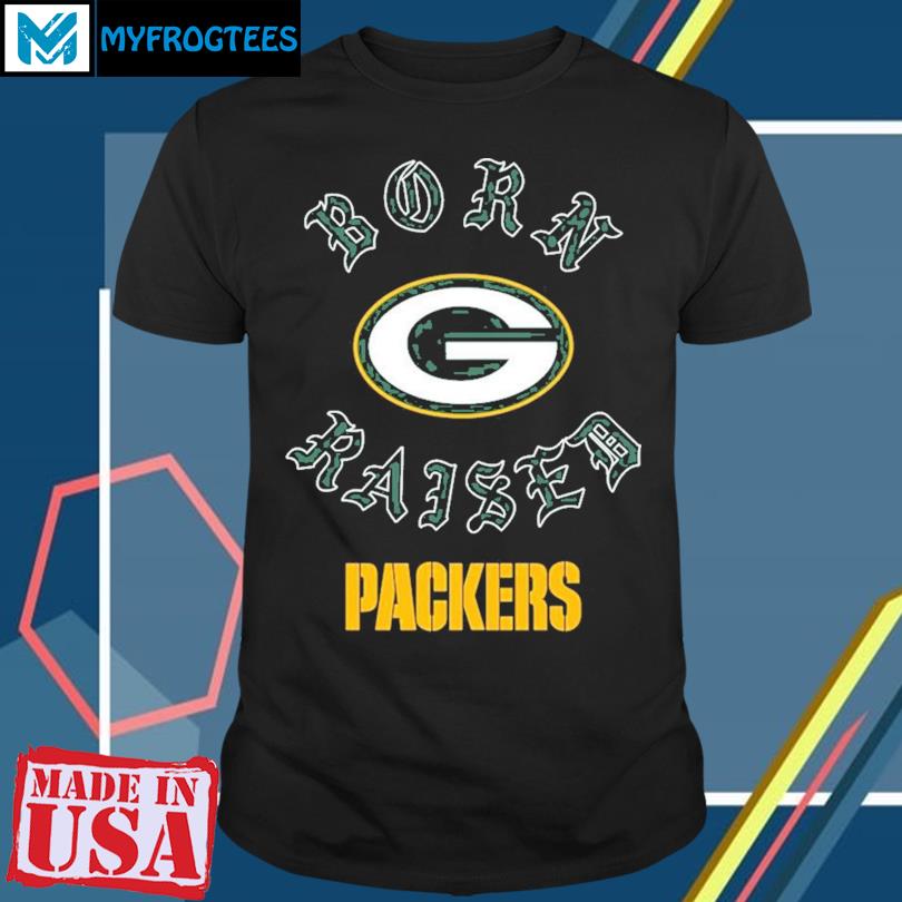 Green Bay Packers Born X Raised Unisex T-shirt - Shibtee Clothing