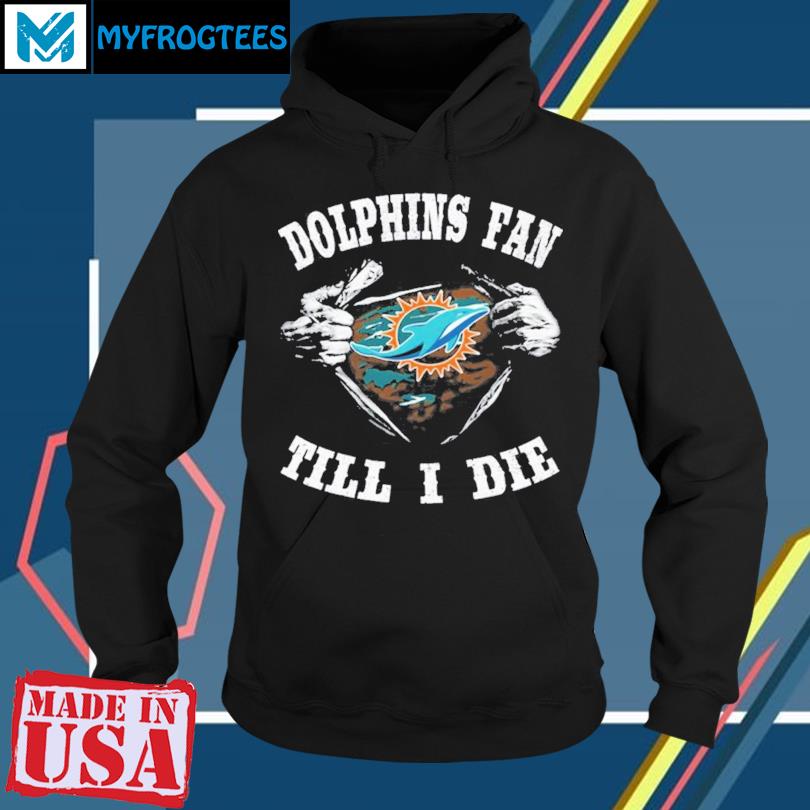 Miami Dolphins Womens Sweatshirt Miami Dolphins Fan Gifts - Happy