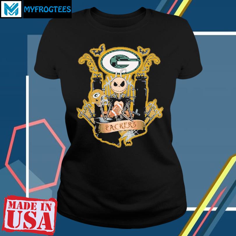 Green Bay Packers Love You Jack Skellington Halloween Shirt