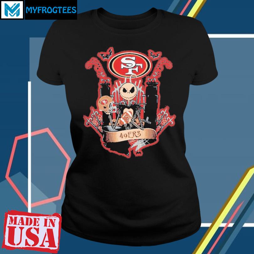 San Francisco 49Ers Nfl Jack Skellington Halloween 3D Hoodie Football Team  Apparel