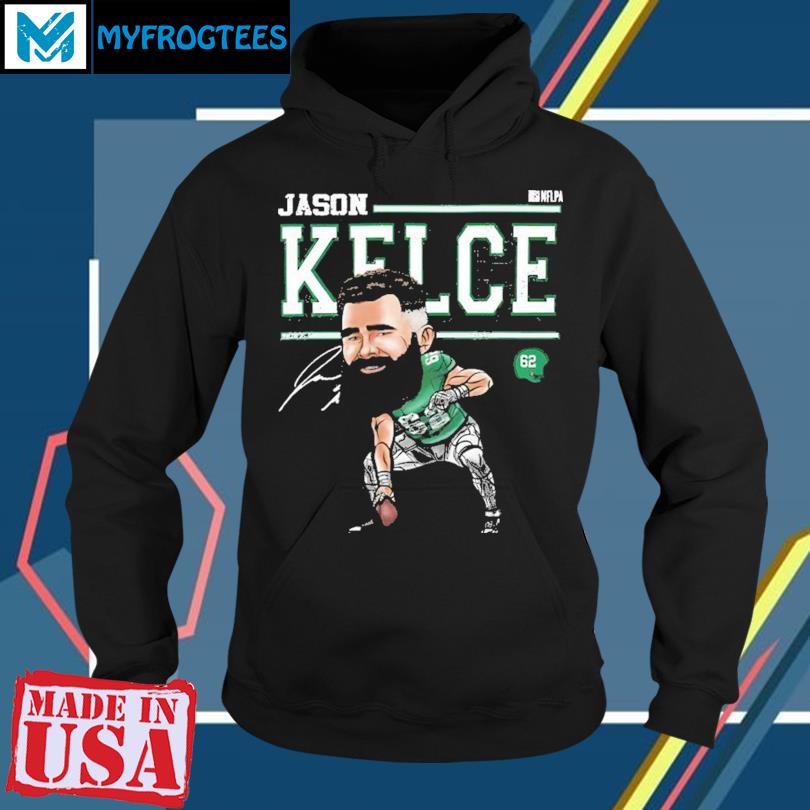 Jason Kelce Philadelphia Cartoon Nfl T-Shirt, hoodie, sweater and long  sleeve