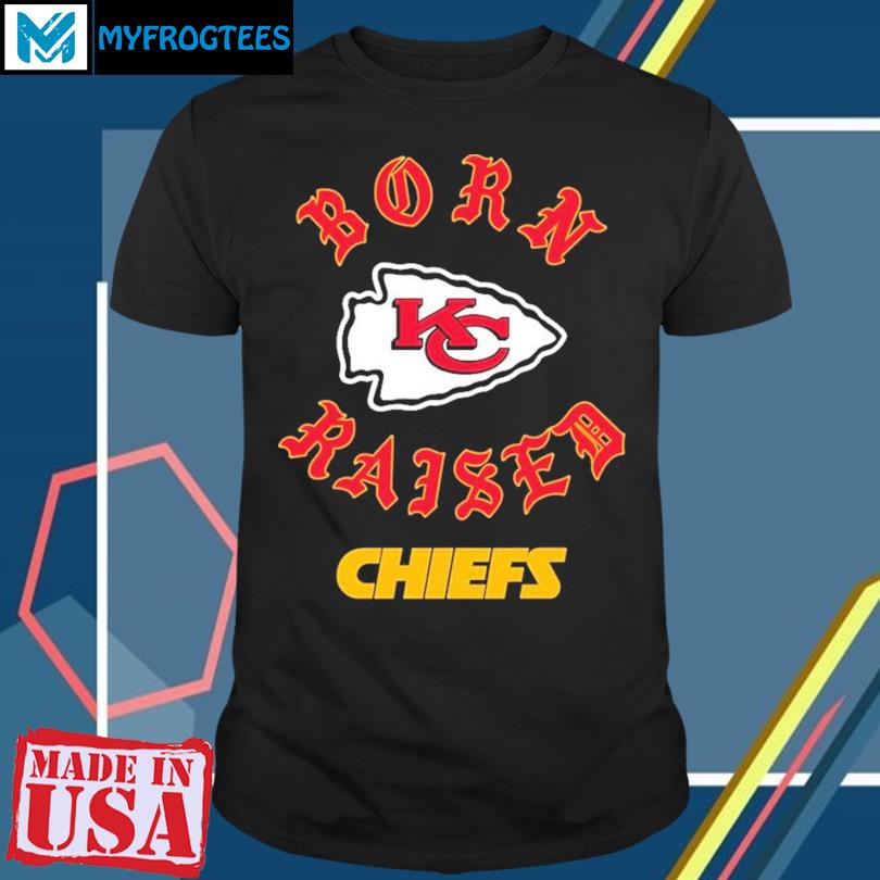 Kansas City Chiefs Born X Raised Unisex T-shirt - Shibtee Clothing