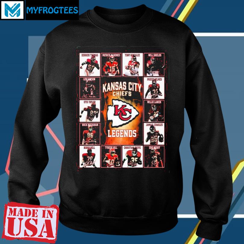 Kansas City Chiefs Legends signatures shirt, hoodie, sweater, long sleeve  and tank top