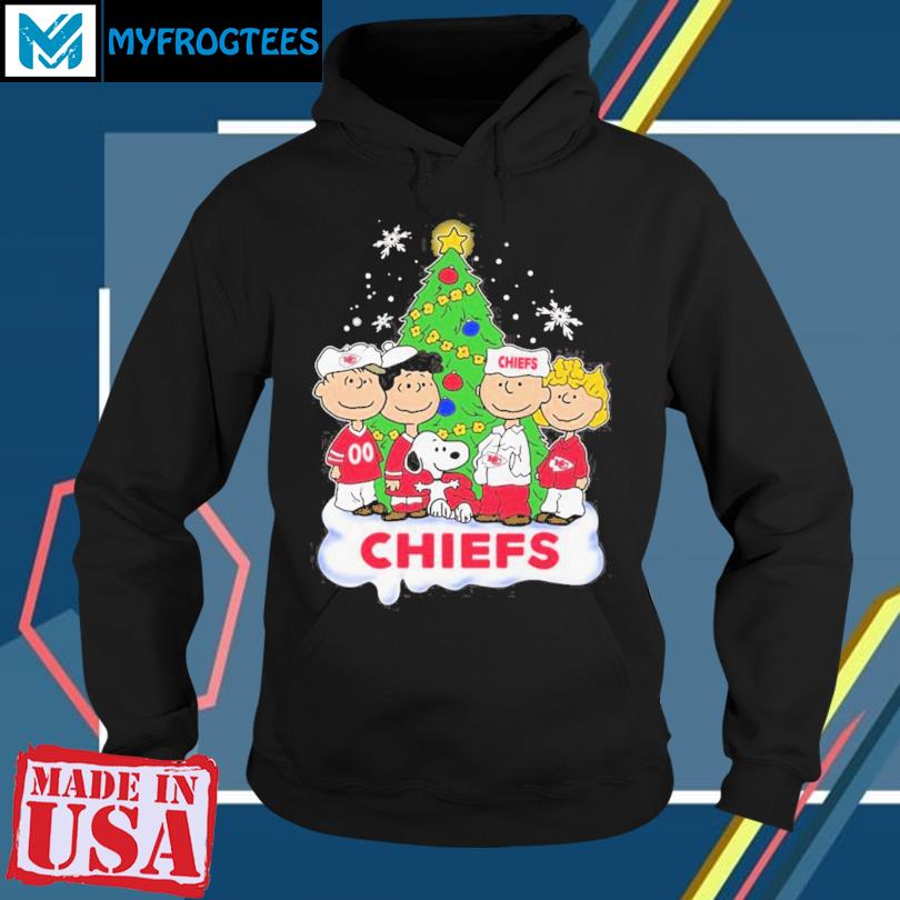 Snoopy The Peanuts Kansas City Chiefs Christmas T-Shirt - Shirt