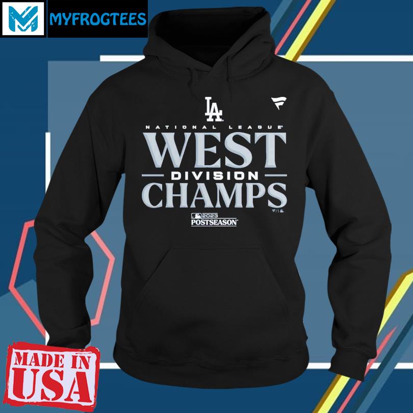 Official Los Angeles Dodgers Fanatics Branded 2023 Nl West Division  Champions Locker Room T-Shirt, hoodie, sweater, long sleeve and tank top