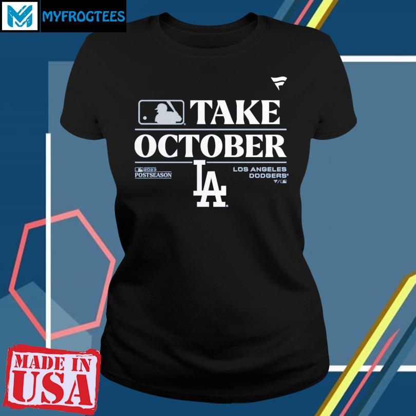 Los Angeles Dodgers Fanatics Branded 2023 Postseason Locker Room T-shirt -  Shibtee Clothing