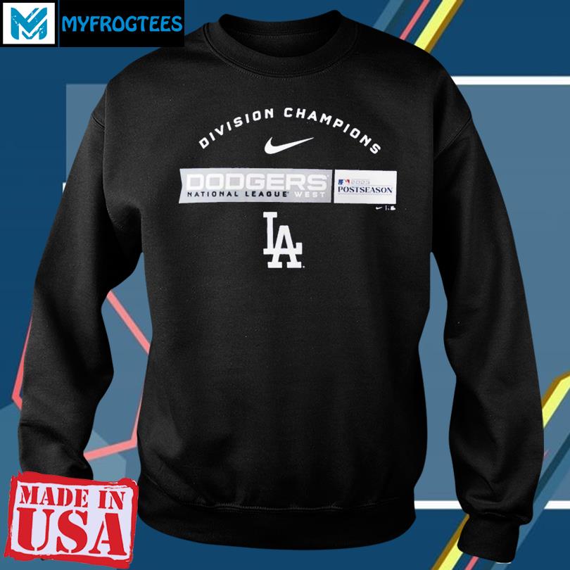 Los Angeles Dodgers Nike 2023 Nl West Division Champions T-Shirt