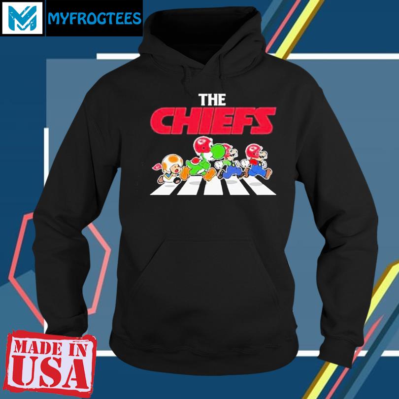 Mario Bros Abbey Road The Kansas City Chiefs Football Logo T-Shirt, hoodie,  sweater, long sleeve and tank top