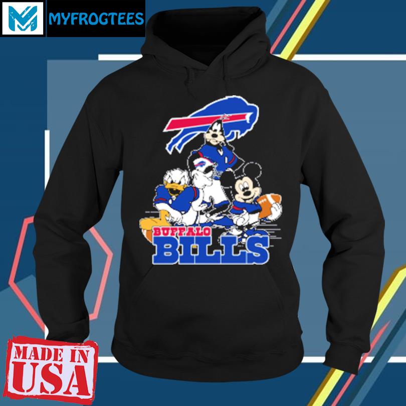 Mickey, Donald and Goofy Playing Rugby Buffalo Bill shirt, hoodie, sweater  and long sleeve