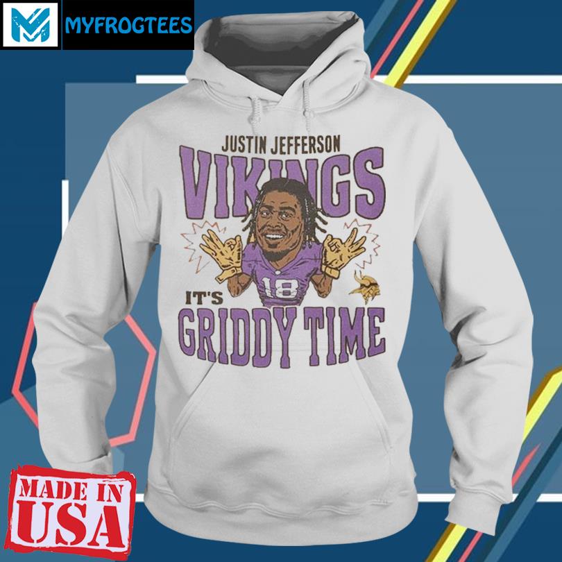 Official minnesota Vikings Justin Jefferson Griddy Time Shirt