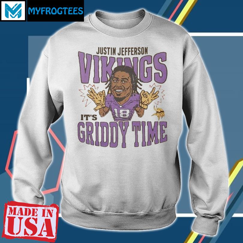 Justin Jefferson Griddy Shirt Womens Vikings Shirt Minnesota