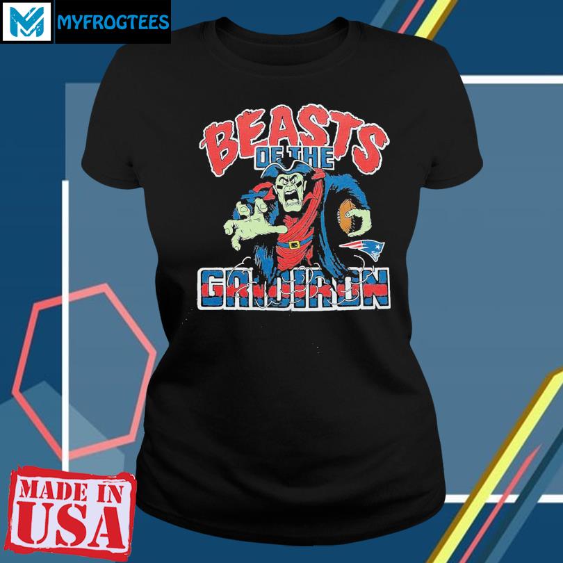 Official new England Patriots Beasts Of The Gridiron T-Shirts