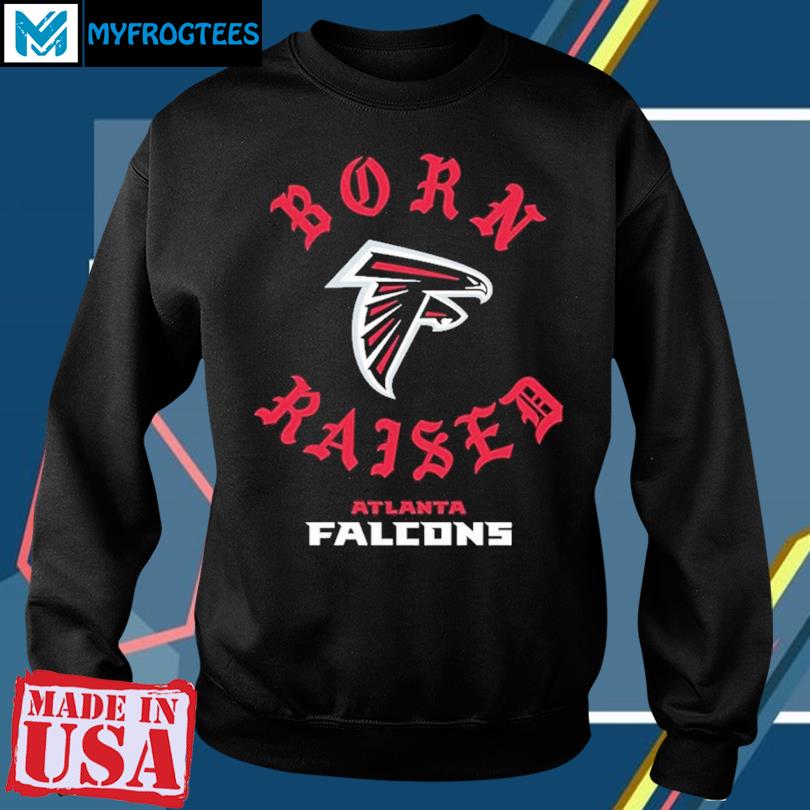 Official atlanta Falcons Born X Raised Unisex T Shirt - Limotees