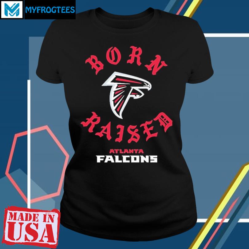 Unisex Atlanta Falcons Born x Raised Black Pullover Hoodie