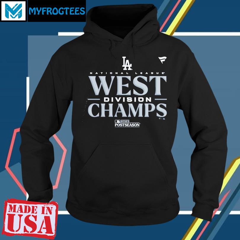 Official 2023 Nl West Division Champions Los Angeles Dodgers Hoodie