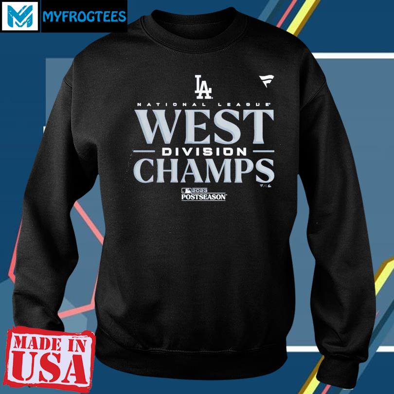 Official Los Angeles Dodgers 2023 Nl West Division Champions Locker Room  T-shirt Sweatshirt Hoodie