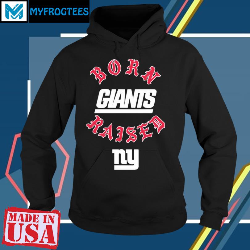 New York Giants Born x Raised Unisex Pullover Hoodie - Royal