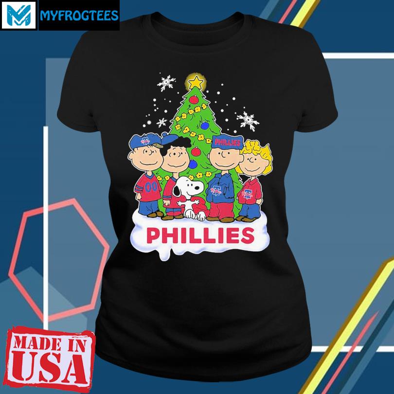 Philadelphia Phillies Snoopy and friends Christmas 2023 Funny T