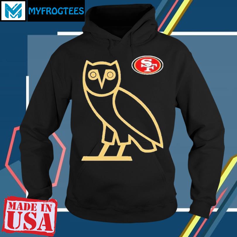 NFL Ovo 49ers Owl Hoodie  San Francisco 49ers Ove Hoodie