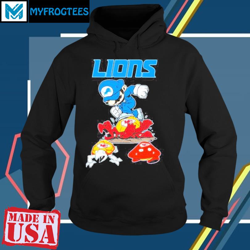 Mario The Detroit Lions Shirt, hoodie, sweater and long sleeve