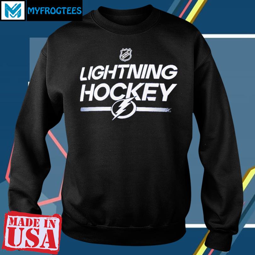 Youth Blue Tampa Bay Lightning Authentic Pro Secondary Logo Long Sleeve T- Shirt