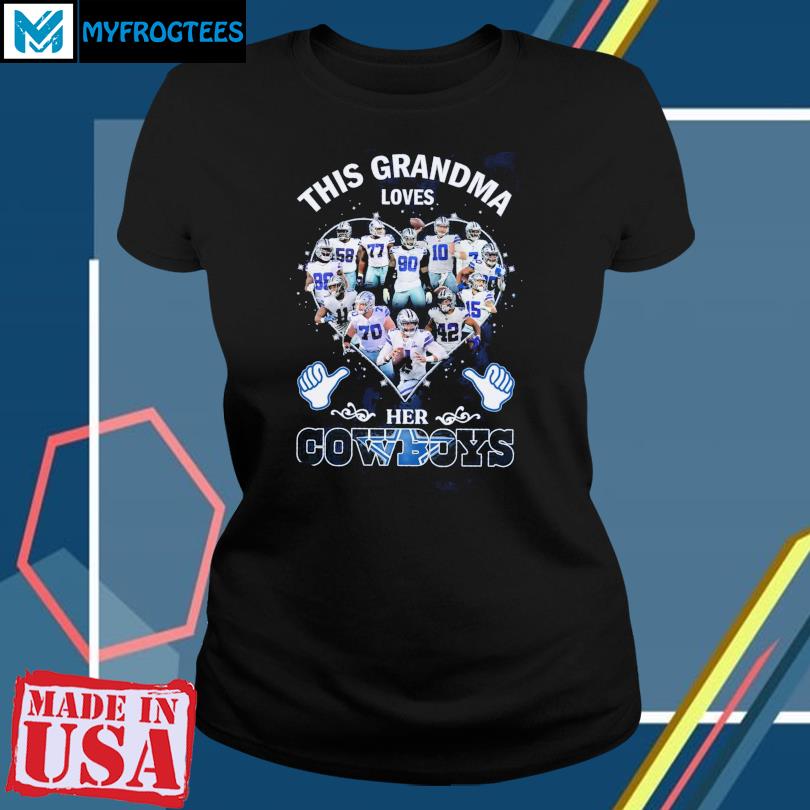 Top this Cool Grandma Loves Her Cowboys Shirt, hoodie, sweater, long sleeve  and tank top