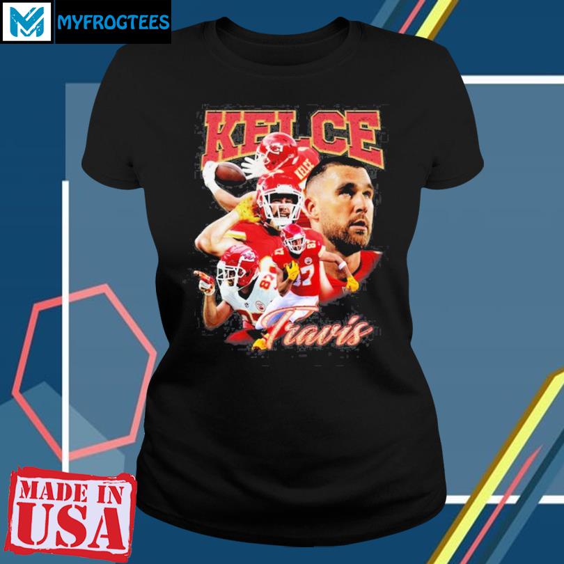 Travis Kelce Shirt Vintage Retro Classic Kansas City Chiefs Gifr