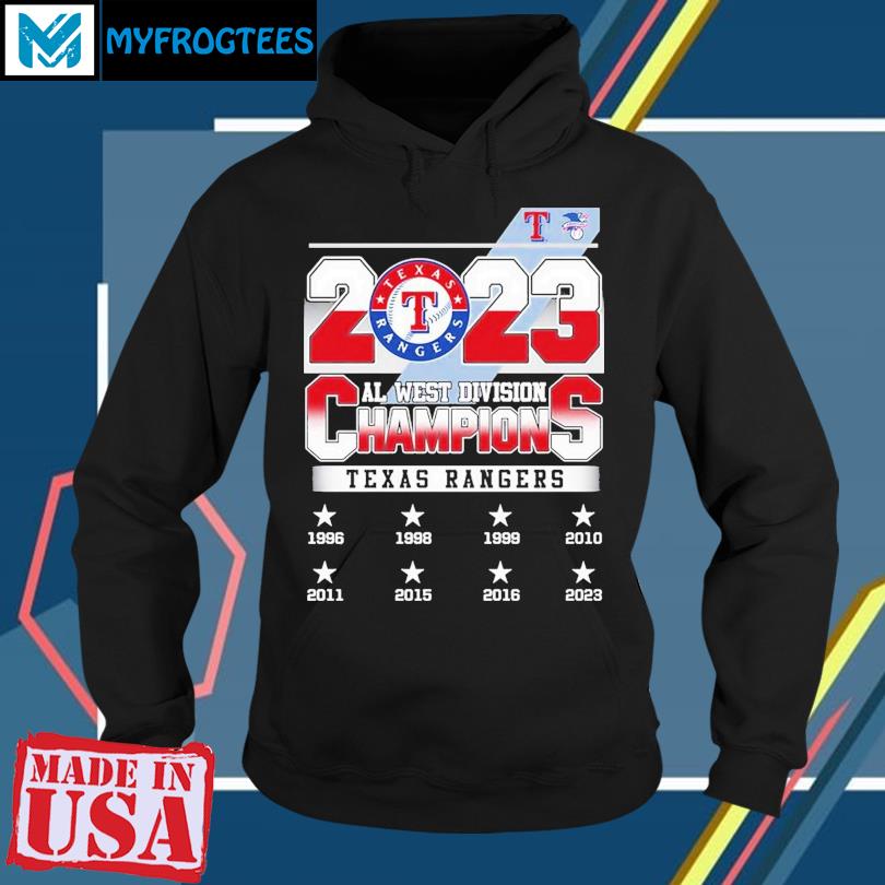 2023 Texas Rangers Al West Division Champions Shirt, hoodie