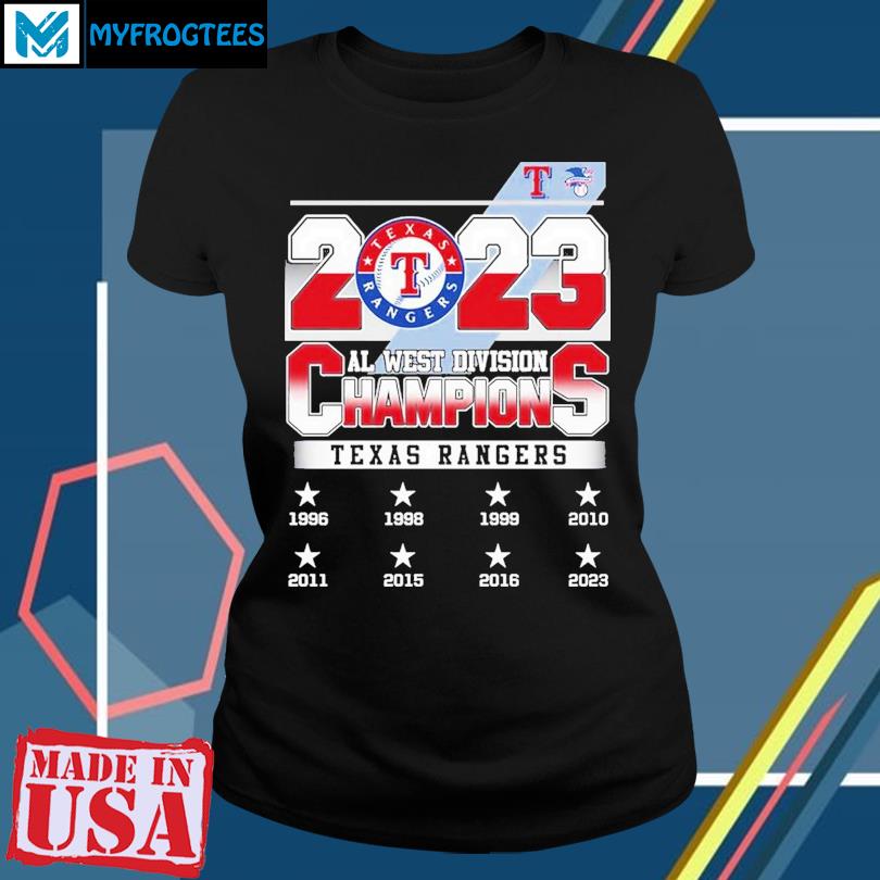 Texas Rangers Red 2023 AL West Division Champions T-Shirt, hoodie, sweater,  long sleeve and tank top