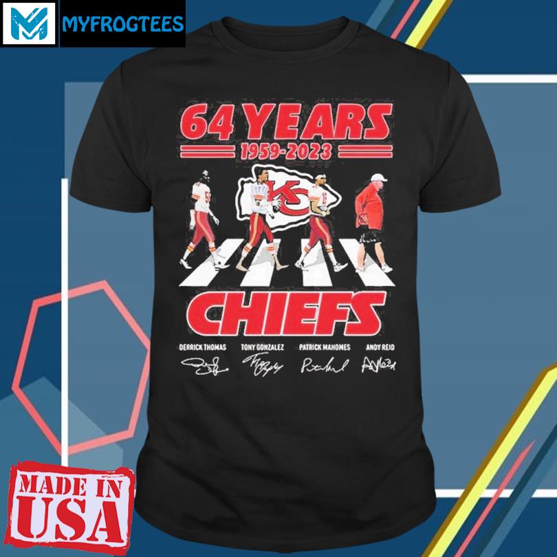 64 years 1959 2023 Kansas city Chiefs thank you for the memories shirt,  hoodie, sweater, long sleeve and tank top