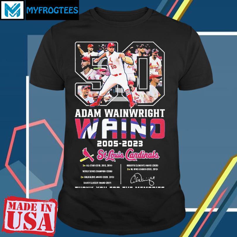 Waino Adam Wainwright 2005-2023 St Louis Cardinals Thank You For