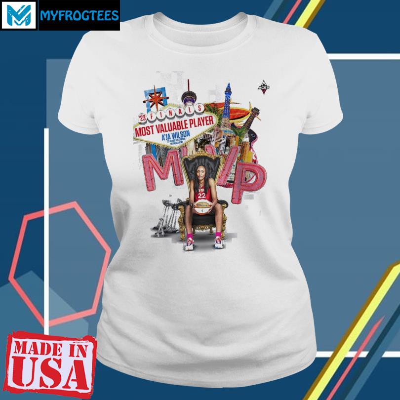 Aja Wilson Las Vegas Aces WNBA 23 Finals MVP Unisex T-Shirt - Mugteeco