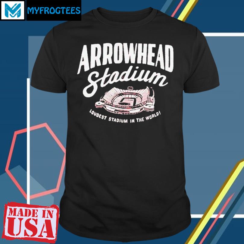 Arrowhead Loudest Stadium Red T-Shirt