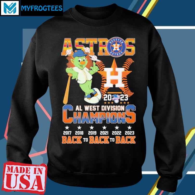 Original Houston Astros 2023 Al West Division Champions T-Shirt, hoodie,  sweater, long sleeve and tank top