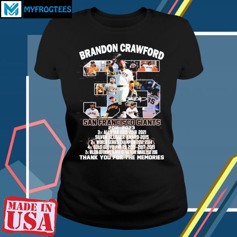 Brandon Crawford 35 San Francisco Giants 2023 shirt, hoodie, sweater, long  sleeve and tank top