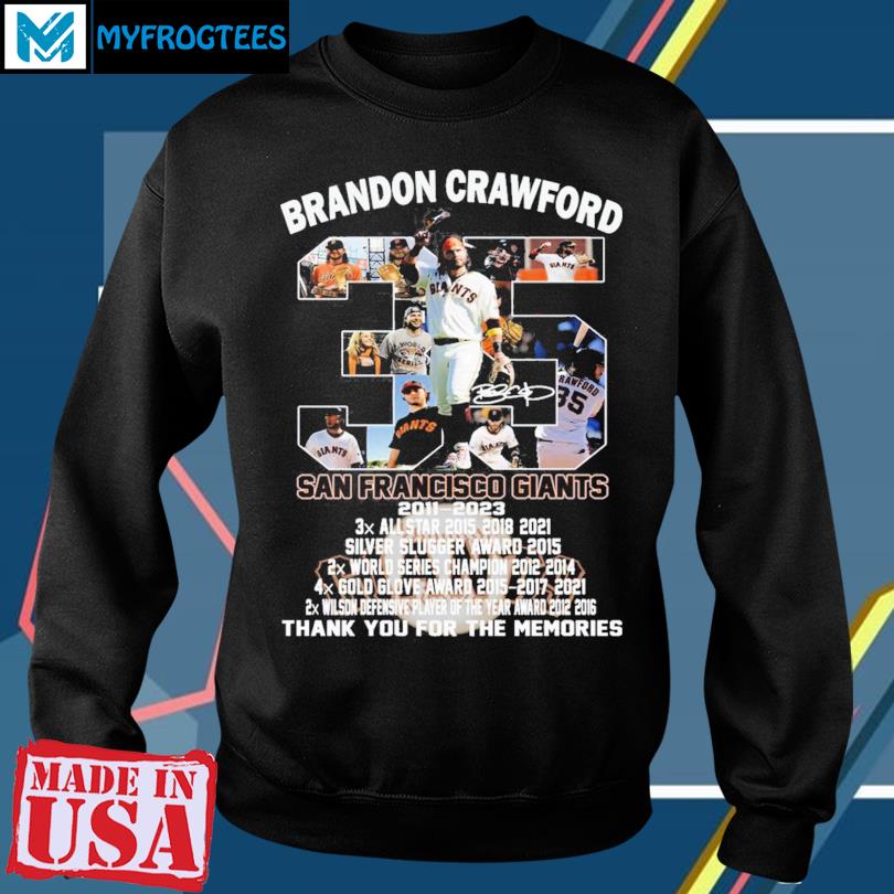 Brandon Crawford San Francisco Giants T-Shirt, hoodie, sweater, long sleeve  and tank top