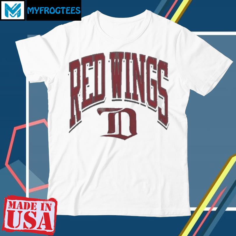 Gildan Detroit Red Wings Logo T-Shirt Navy L