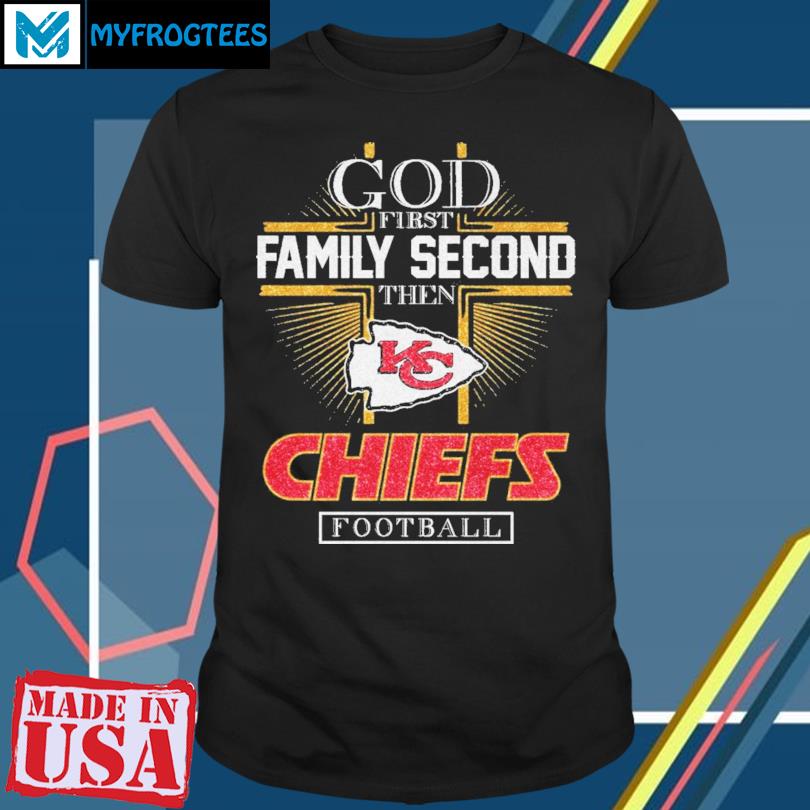 God First Family Second Then Buccaneers Shirt - High-Quality