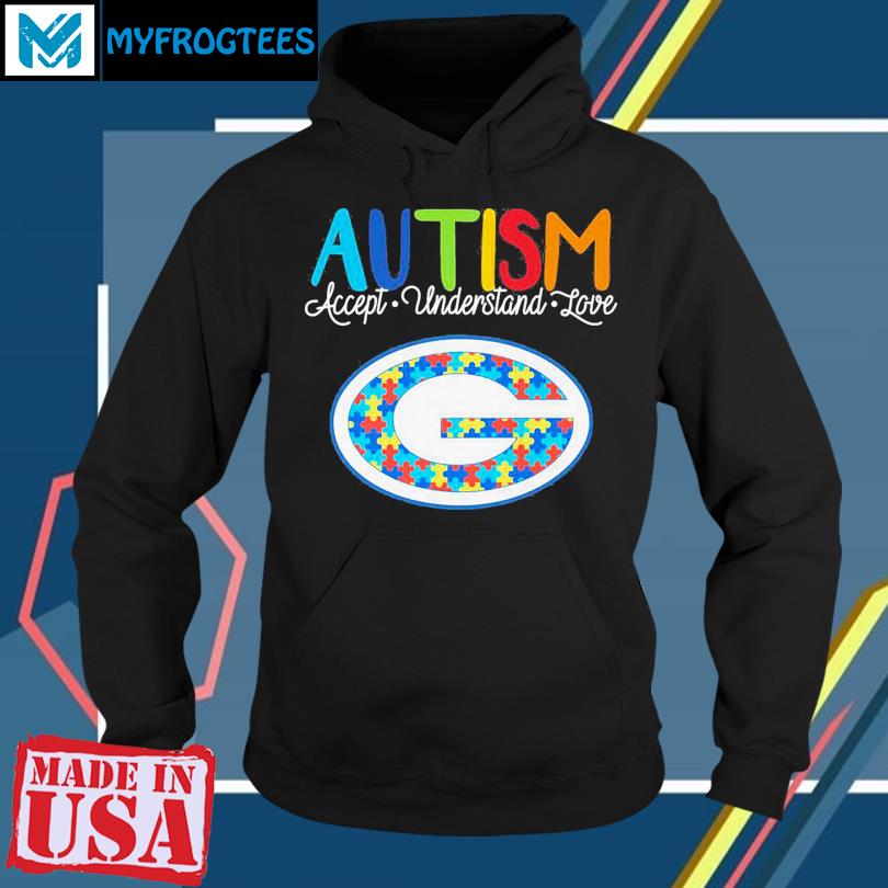 Green Bay Packers Autism Awareness Design NFL 3D shirt Hoodie