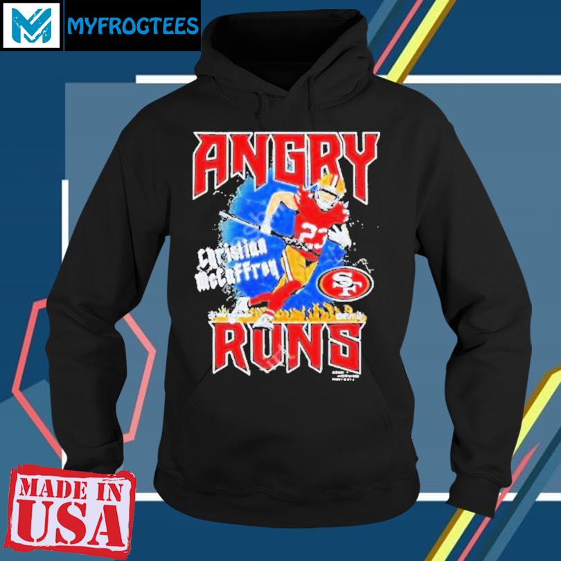 Angry Runs 49ers Christian Mccaffrey Shirt, hoodie, sweater, long sleeve  and tank top