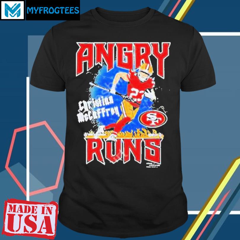 Angry Runs 49ers Christian Mccaffrey Shirt, hoodie, sweater, long sleeve  and tank top