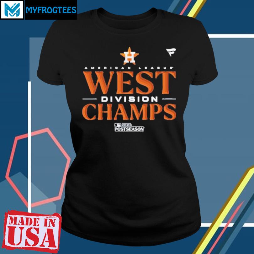 Houston Astros Orange 2023 AL West Division Champions T-Shirt